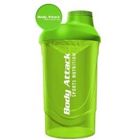 Body Attack Shaker 600ml Green