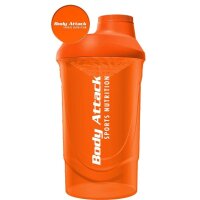 Body Attack Shaker 600ml Orange