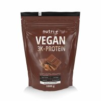 Nutri-Plus Vegan 3K Proteinpulver Chocolate