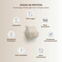 Nutri-Plus Vegan 3K Proteinpulver Natural