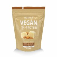 Nutri-Plus Vegan 3K Proteinpulver Marzipan