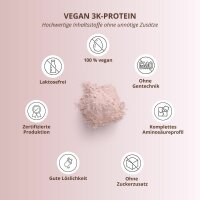 Nutri-Plus Vegan 3K Proteinpulver Raspberry-Yogurt