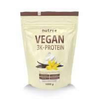 Nutri-Plus Vegan 3K Proteinpulver Vanilla-Cream