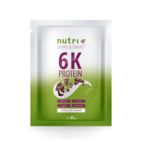 Nutri-Plus Vegan 6K Proteinpulver Probe 30g Hazelnut