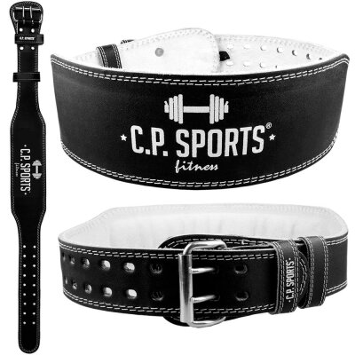 C.P. Sports Gewichthebergürtel Leder Schwarz XL