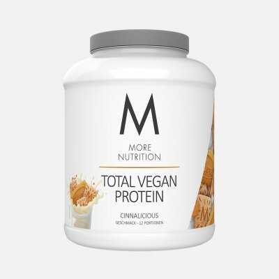 More Nutrition Total Vegan Protein 600g Dose Cinnalicious