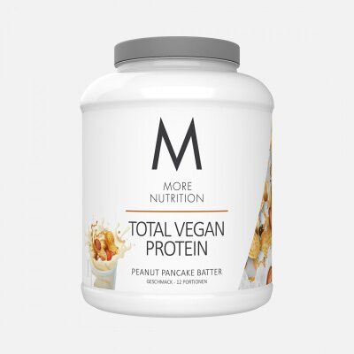 More Nutrition Total Vegan Protein 600g Dose Peanut Pancake Batter