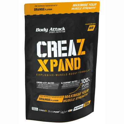 Body Attack CREAZ XPAND Creatine-Booster - 300g Orange (MHD 11/24)