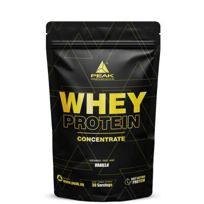 Peak Whey Protein Concentrate - 900g Vanilla (MHD 09/24)